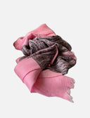 Cashmere scarf Pink Black design