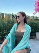 Cashmere scarf Mint