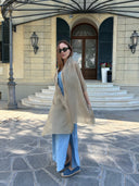 Cashmere scarf Concrete