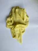 Cashmere scarf Baby Yellow