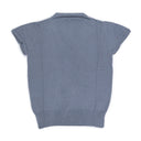 Cashmere Hand Knitted Pullover short Sleeve V neck