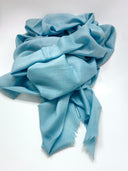 Cashmere scarf Sky