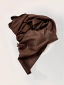 Cashmere scarf Dark Chocolate Design