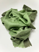 Cashmere scarf Sage design