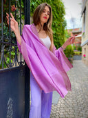 Cashmere scarf Light Purple design