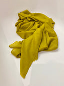 Cashmere scarf Mustard