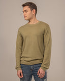 Cashmere Round Neck Hand-Knitted Unisex Pullover