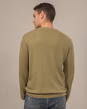 Cashmere Round Neck Hand-Knitted Unisex Pullover