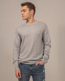 Cashmere Round Neck Hand-Knitted Unisex Pullover