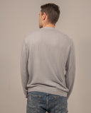 Cashmere Round Neck Hand-Knitted Unisex Pullover