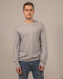 Cashmere Round Neck Hand-Knitted Unisex Pullover