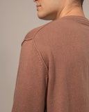 Cashmere Round Neck Hand-Knitted Unisex Pullover